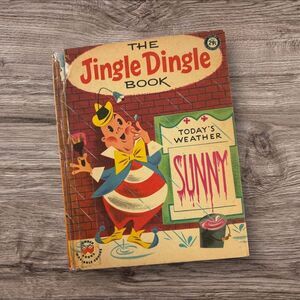 Vintage Jingle Dingle Book - Red, Yellow, Blue
